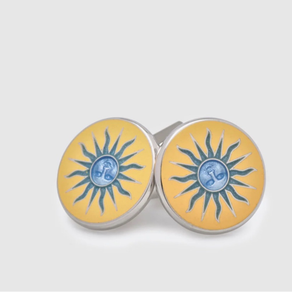 Codis Maya Sun Cufflinks